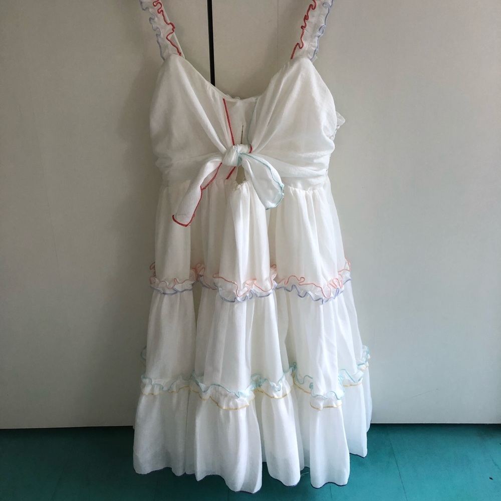 Red Carter Harper dress (ivory) size S